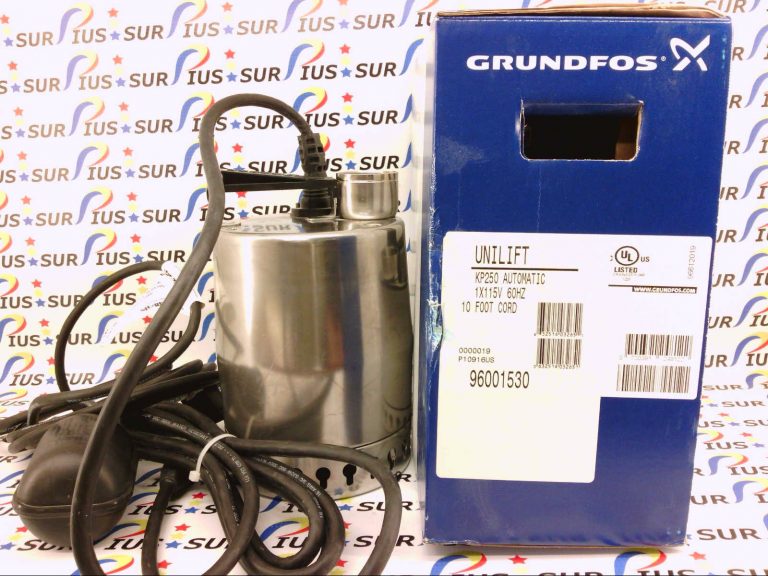 GRUNDFOS UNILIFT KP250 AUTOMATIC 96001530 STAINLESS STEEL WATER SUMP