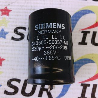 Siemens B43502-S0337-M1 B43502S0337M1 Electrolytic Capacitor 330uF 385V