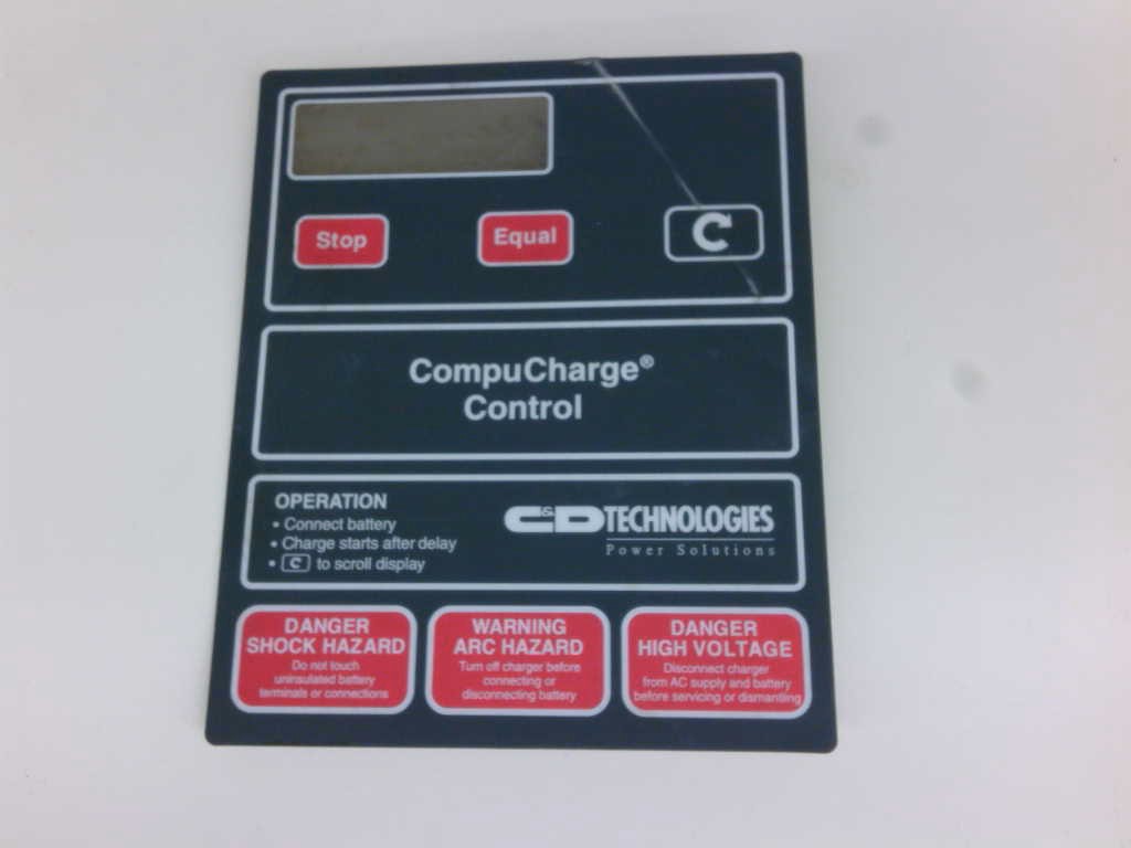 Ferro CompuCharge Control Operators Button Control Panel Membrane 090800