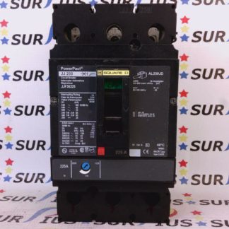 Square D PowerPact JJ 250 JJF36225 Circuit Breaker 3 Pole 225A