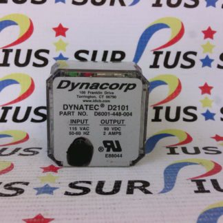 Dynacorp D6001-448-004 D6001448004 D2101 Input 115VAC Output 90VDC