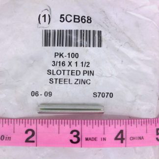 Driv-lok SLTP1871500BT Steel Slotted Spring Pin 1-1/2" L Zinc Plated 100 pk