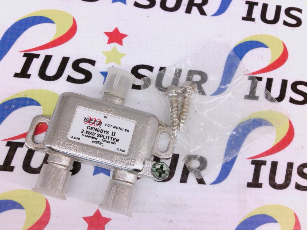 PCT-NGNII-2S GENESYS II 2-WAY SPLITTER COAXIAL 5-1000MHZ 130DB RFI 3 ...