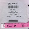 Spirol CLD1251250HBK 1/8" X 1-1/4" Hvy Duty Coiled Pin Carbon Steel 100 pk