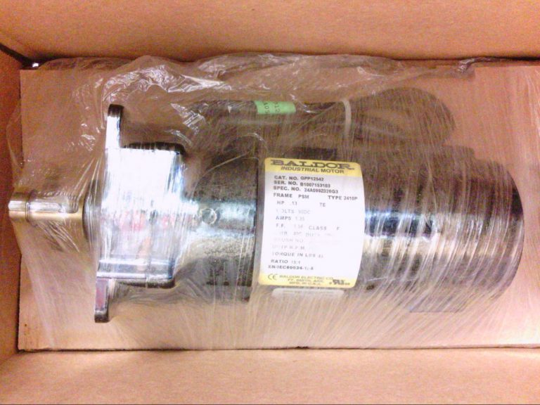 Baldor Gear Motor GPP12542 0.13 HP 90 VDC 1.35 AMPS 167 RPM 45 INLB