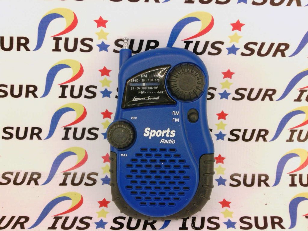 Lenoxx Sound Portable Handheld Sports Radio AM FM PR35M Battery