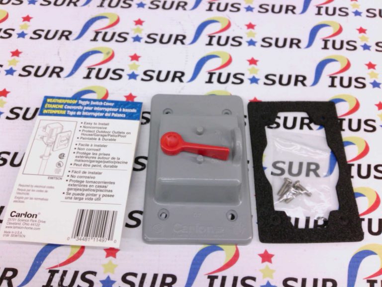 Carlon E98TSCN-CAR Single Gang Weatherproof Toggle Switch Box Cover ...