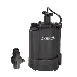 Everbilt UT03301 1/3 HPSubmersible  Automatic Utility Sump Pump 1920 GPH