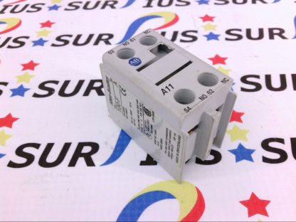 ALLEN BRADLEY AB 100-FA11 SER. B AUXILLARY CONTACT CONTACTOR CONTACT BLOCK
