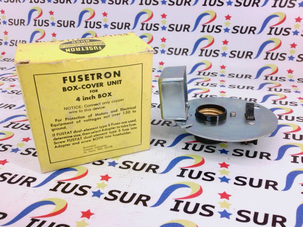 Couvercle De Boîte Fusetron Type SSU Pour Fusible Et Interrupteur - Neuf, 15A Max