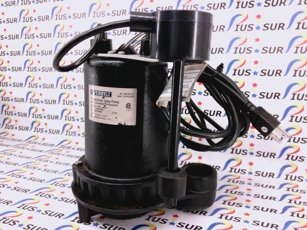 Everbilt PSSP07501VD Professional Cast Iron 3/4 HP Sump Pump Surpius