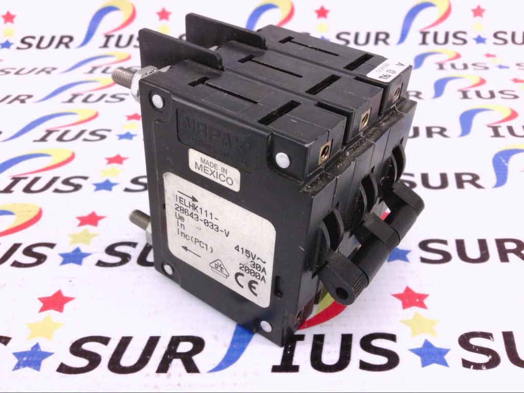 Interruttore automatico 3 poli 240Vac 5A 400Hz AIRPAX 1R-2915-12