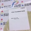 OFS Fitel Type F Fiber Optic Polishing Paper 2 Sheets  8 x 1/2 Circle Disc - Image 2