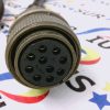 BENDIX MS3106A18-1S 9219 10 PIN COILED CONNECTOR CABLE CORD 18FT AMPHENOL - Image 4
