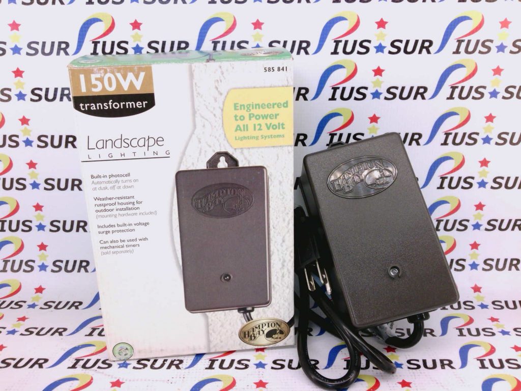 HAMPTON BAY 150W OUTDOOR LANDSCAPE LIGHTING TRANSFORMER 12012V AC 150