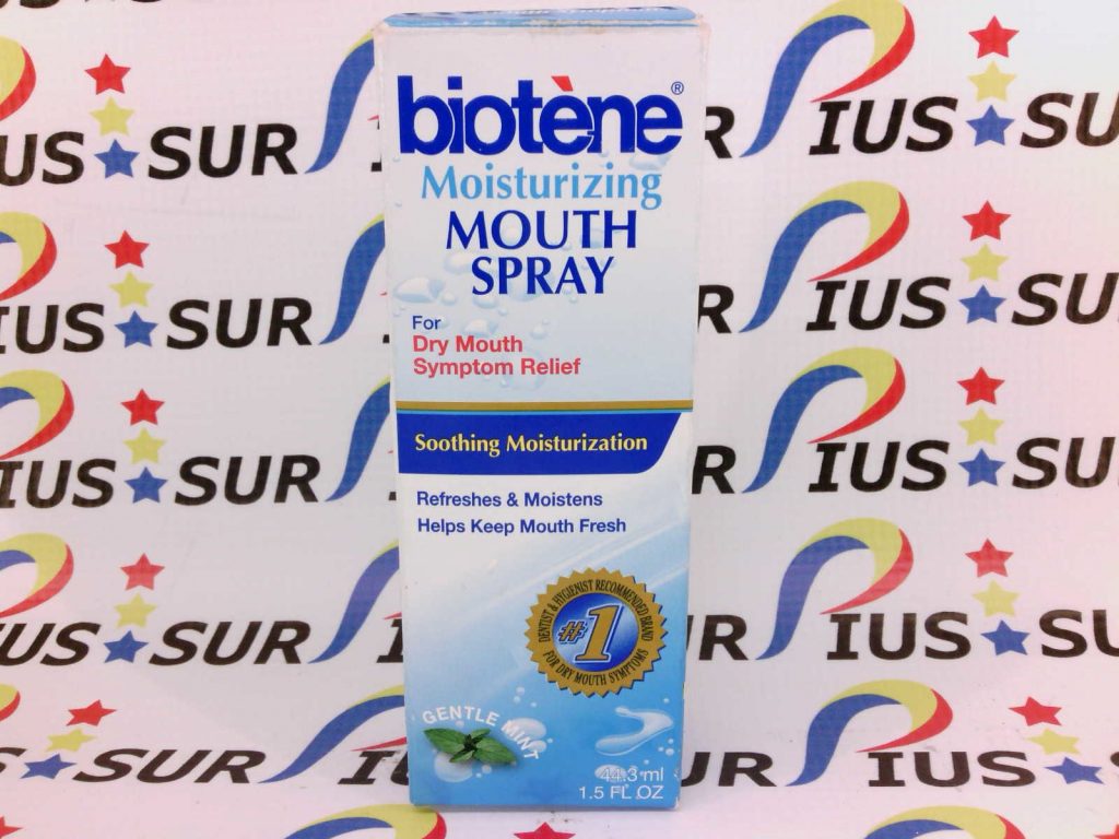 BIOTENE MOISTURIZING MOUTH SPRAY 1.5 OZ GENTLE MINT EXP 01/2017 Surpius
