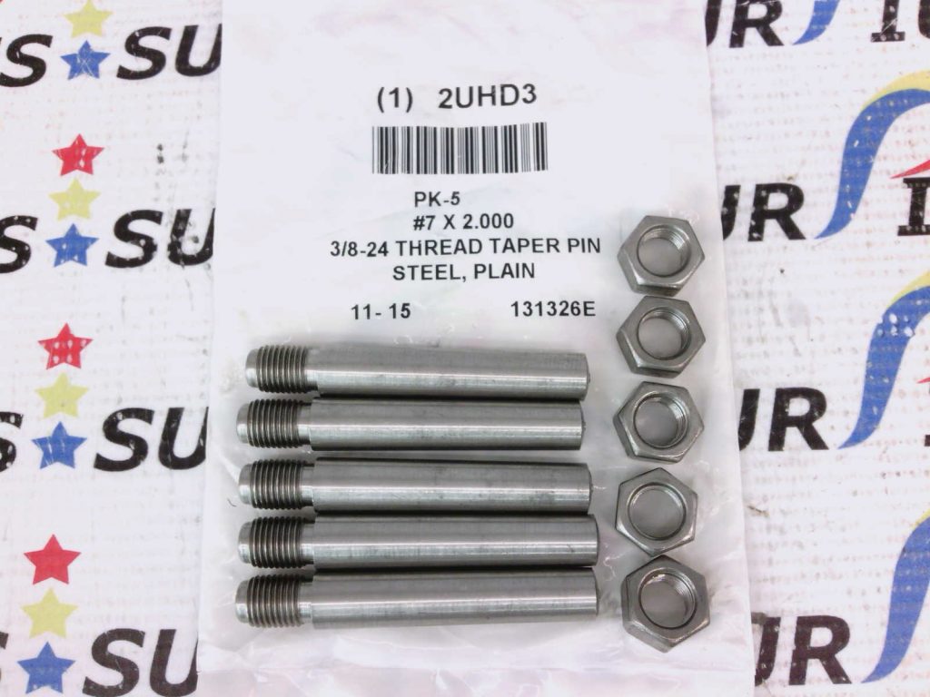 Stanlok TTP0700200PL 7 x 2 In. Threaded Taper Pin Carbon Steel Plain 5