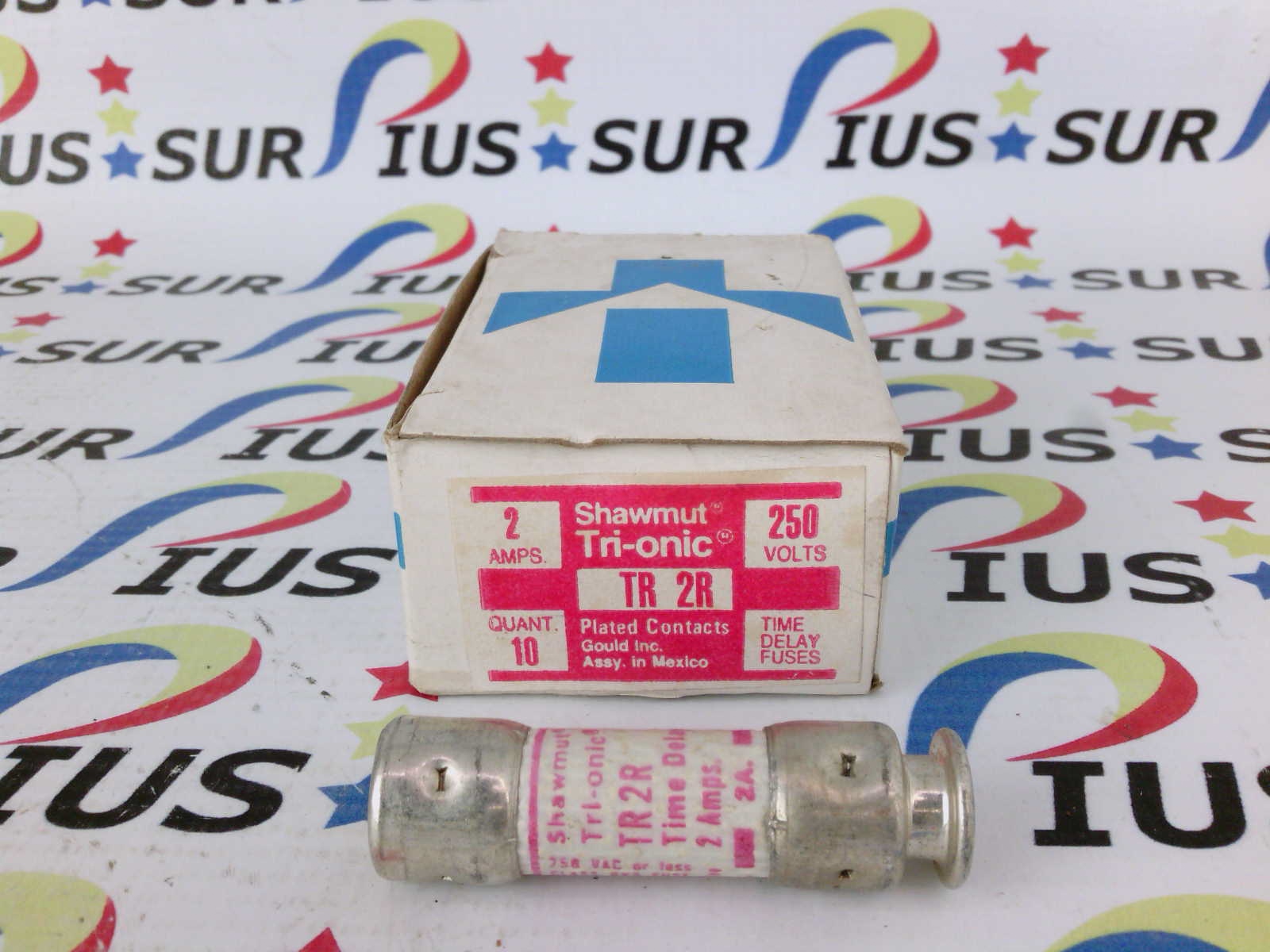 10 Mersen Ferraz Shawmut TRS5R Tri-Onic Time Delay Fuses – 5 Amp, 600V, Class RK5