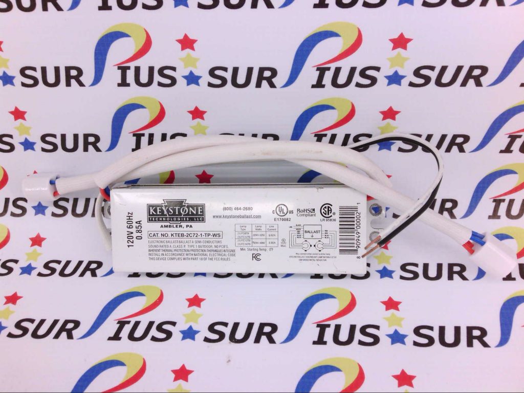 KEYSTONE TECHNOLOGIES KTEB2C721TPWS BALLAST BALLASTER Surpius