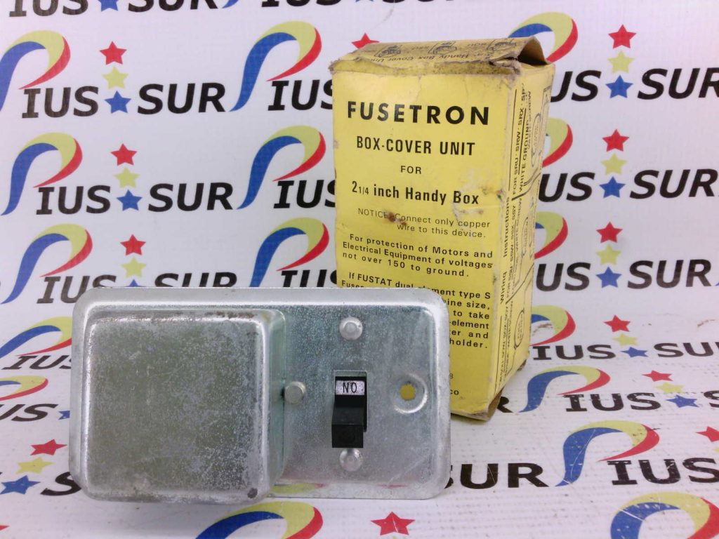 Cooper Bussmann 15A Time Delay Plug Fuse Switch Fusetron Box Cover SSU
