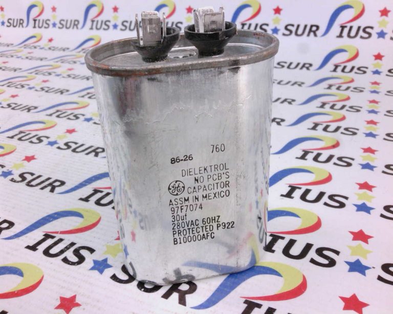 Condensatore GE Z97F9609 &ndash; 30 UF, 370 VAC &ndash; Ovale, Nuovo