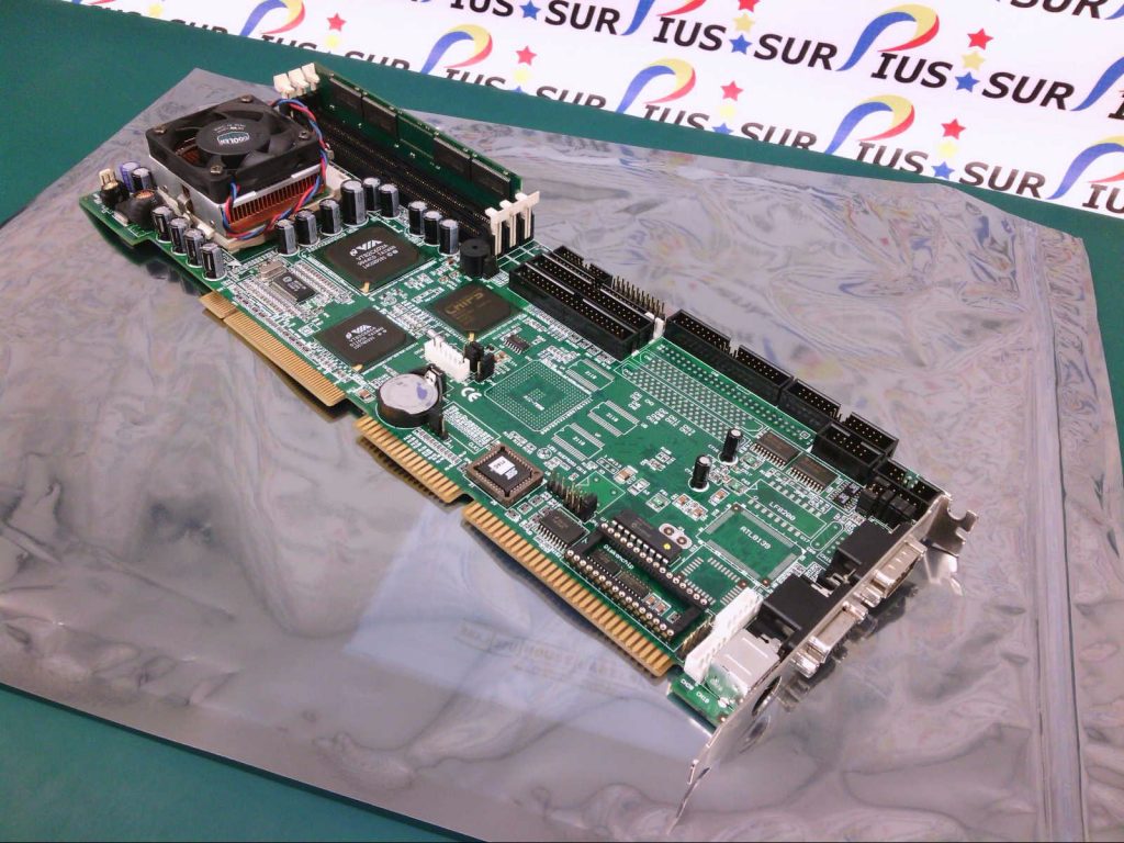 VideoJet 215402 BX 6400 SBC8161 REV.C1 Full Size Flexible PGA370 CPU Card Board PC PPES