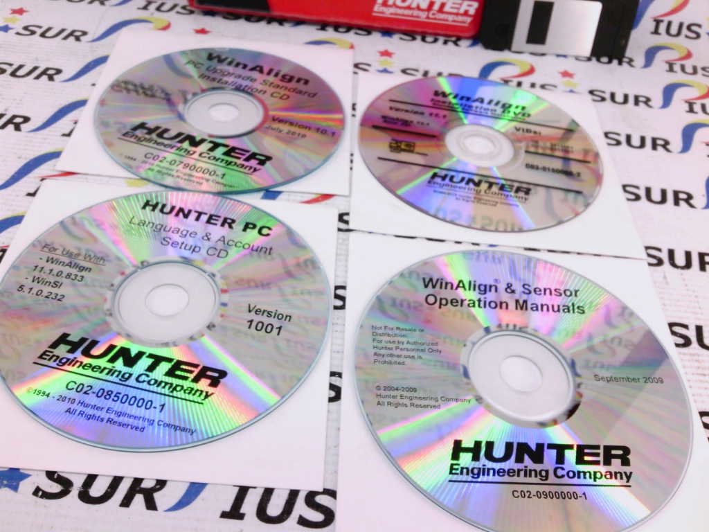 hunter winalign install cd