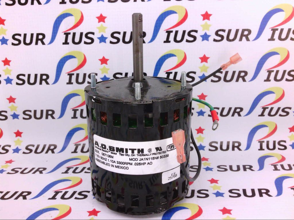 AO A O Smith Electric Motor JA1N115N 50339 115V 60HZ 1.1A 3300RPM