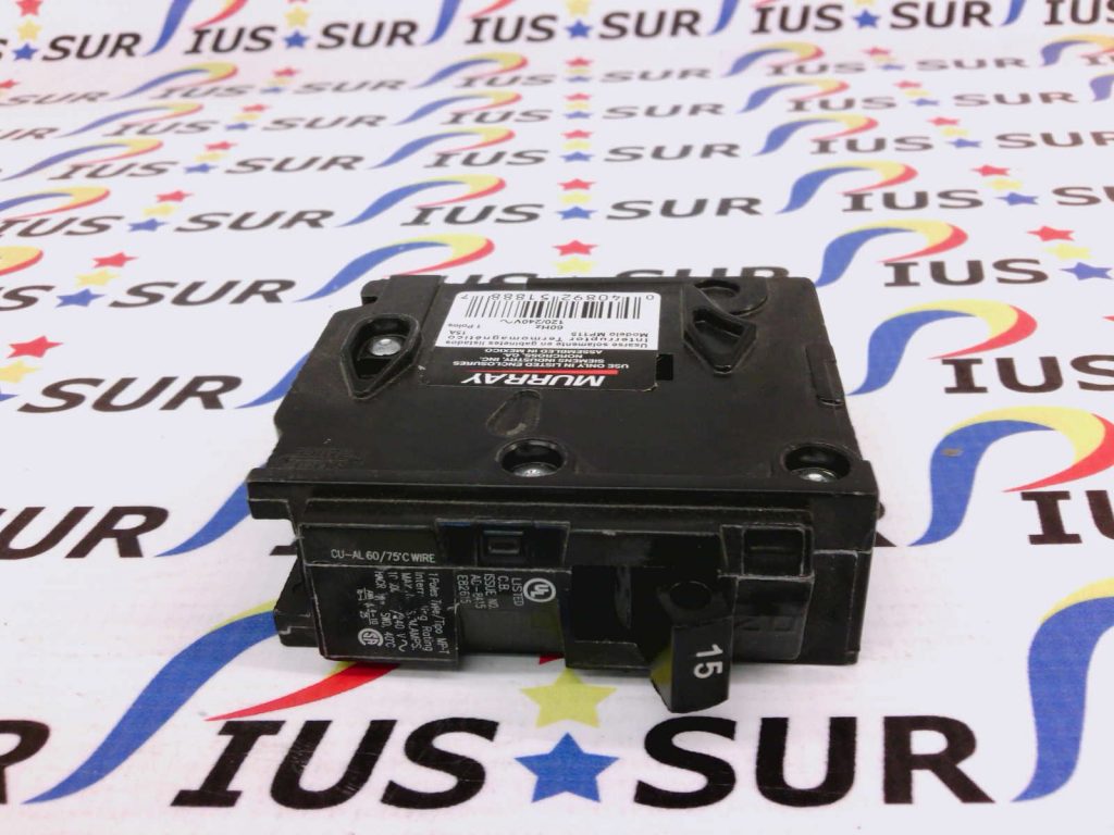 MURRAY MP115 15 AMP 1 POLE CIRCUIT BREAKER 120V 1 PHASE - Surpius