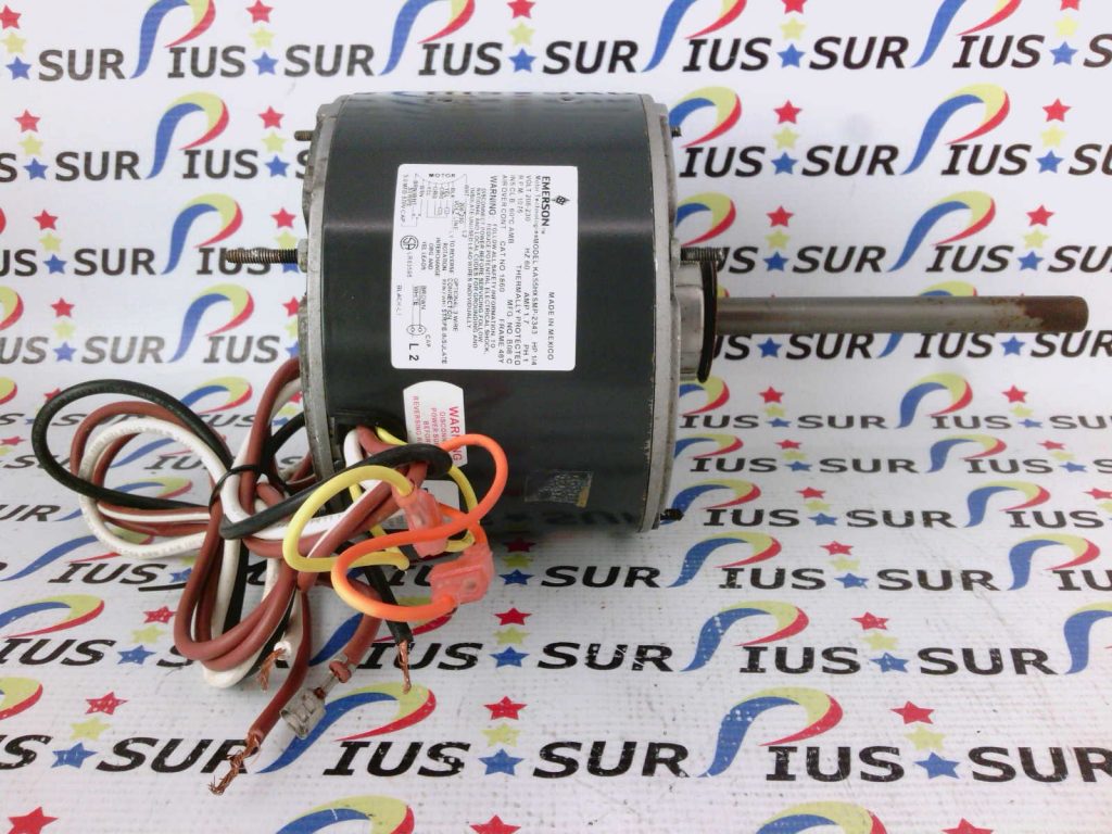 Emerson Electric Motor KA55HXSMP2343 1/4HP 208230v 1075RPM 1.7A 1PH