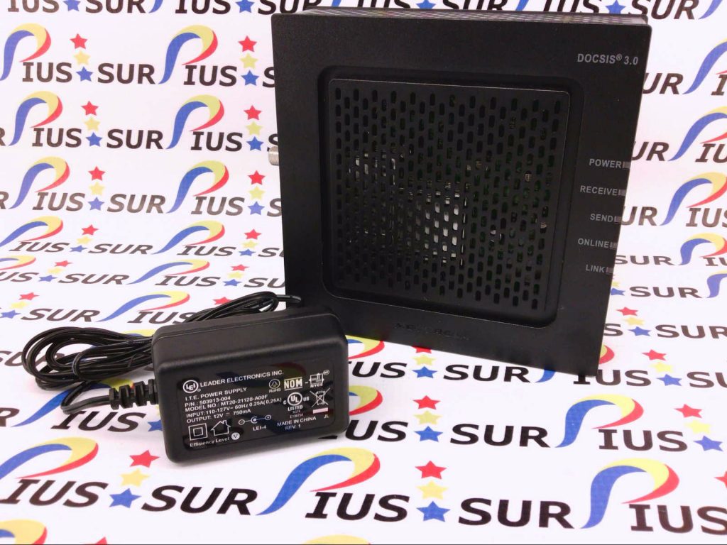 Motorola SB6120 SURFboard DOCSIS 3.0 Cable Modem With AC Adaptor Surpius