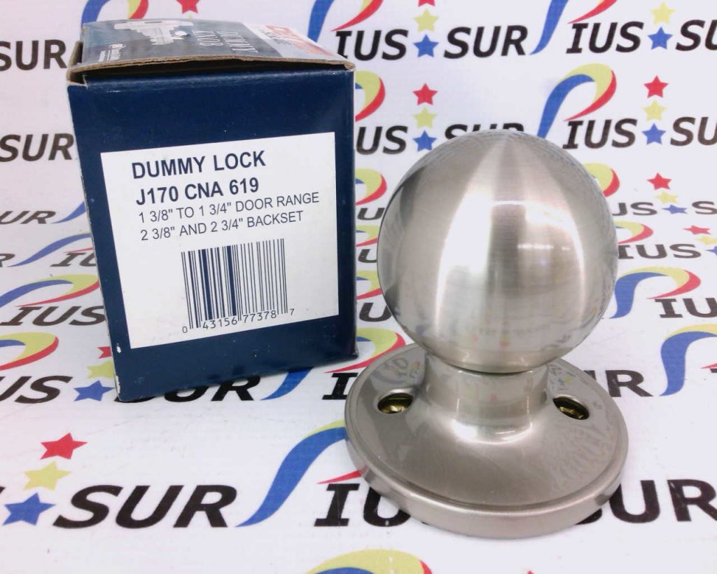 Dexter by Schlage Corona Dummy Knob Satin Nickel J170CNA619 US15 Surpius