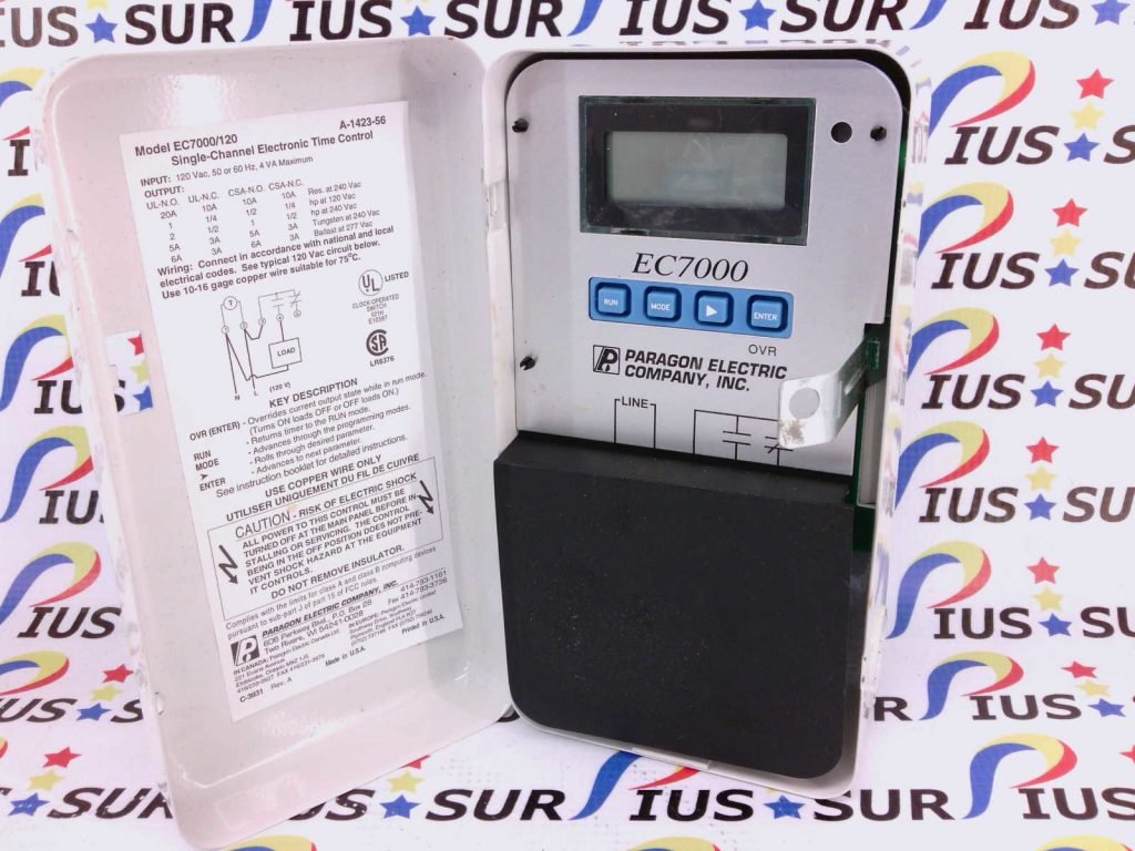 PARAGON ELECTRONIC SINGLE CHANNEL TIMER CONTROL EC7000 LIGHTING HEAT