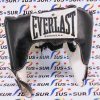 VINTAGE EVERLAST LEATHER HEADGEAR BLACK WHITE 4030 BOXING SPARRING TRAINING - Image 2