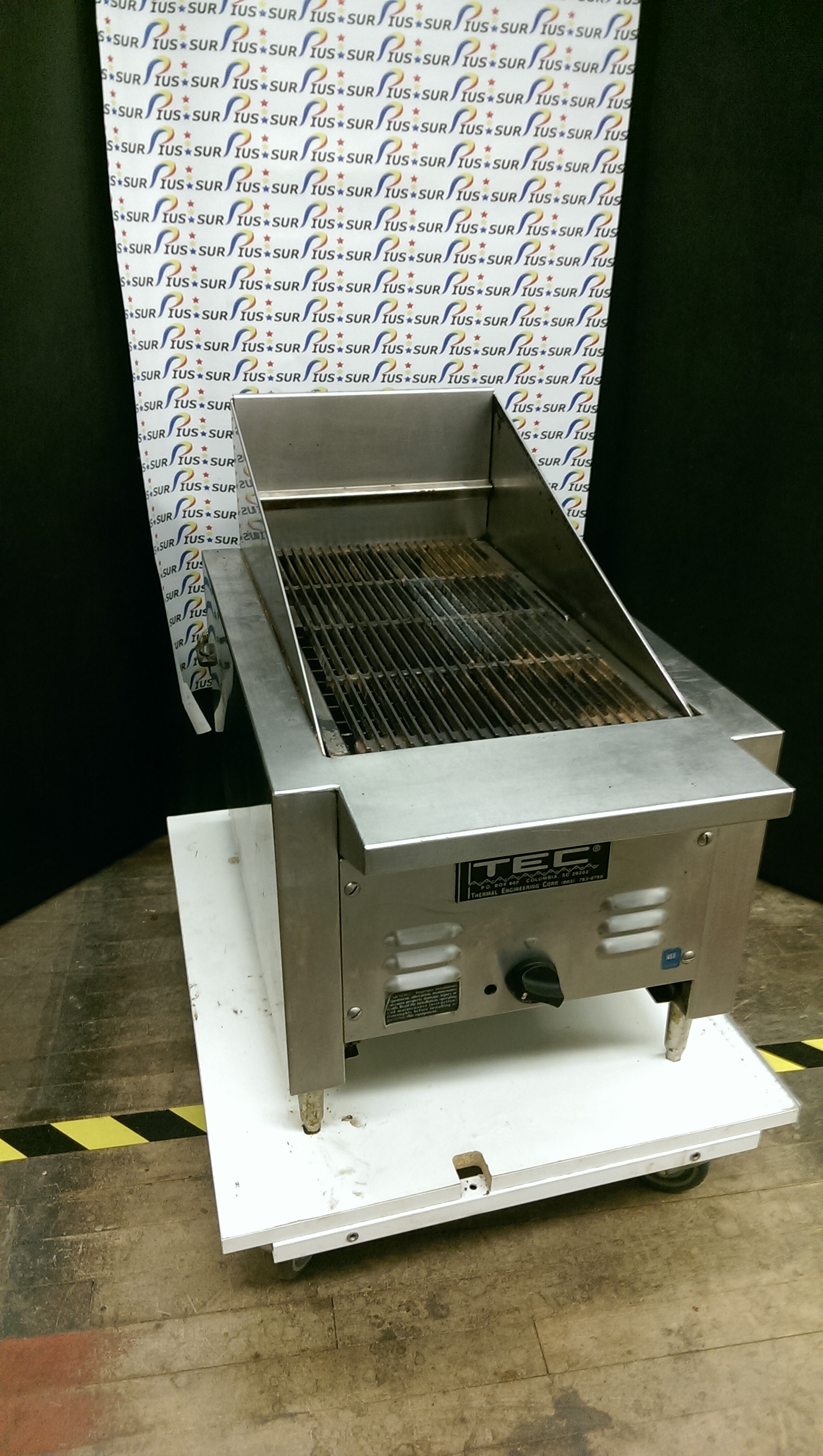 TEC COMMERCIAL RESTAURANT KITCHEN BROILER 12 X 24 TABLE TOP GAS Surpius   WTK5G4RW2GJ 1 