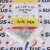 Apollo Pex 3/4" x 3/4" x 1/2" Poly Alloy Tee 2 Pk PXPA343412