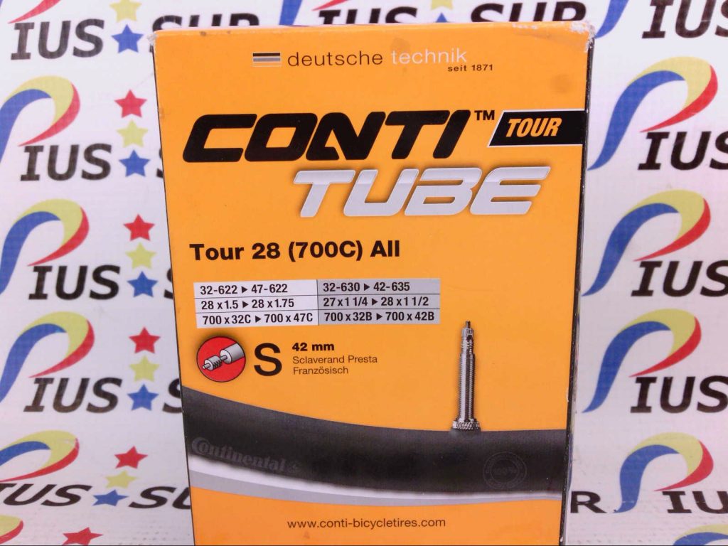 Chambre à Air VTT Continental 27.5x1.75-2.50 Valve Presta 42mm Avec Obus Demontable