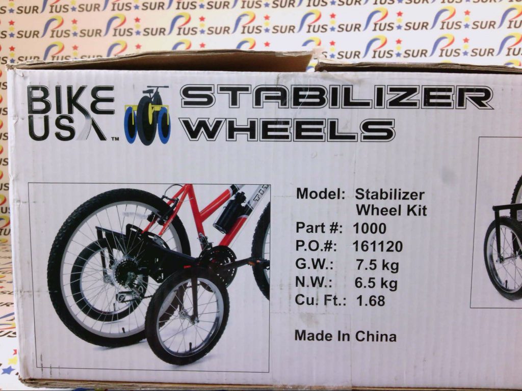 Bike USA Stabilizer Wheel Kit 1000 Adult Trianing Wheels Surpius