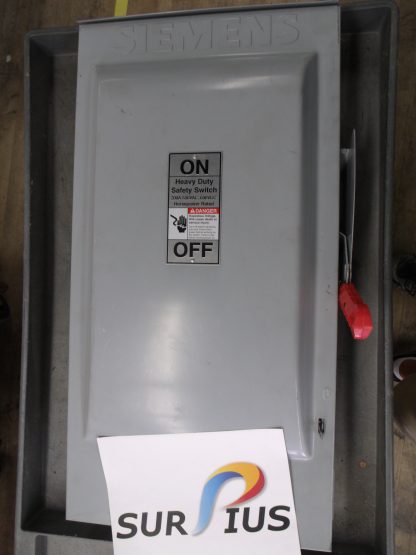 Siemens Fusible Heavy Duty Safety Switch HF364R 600V AC MAX Rainproof