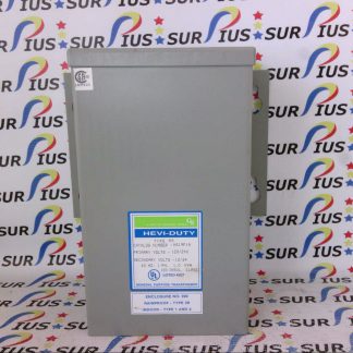 HEVI-DUTY HS19F1A Transformer Pri-120/240VAC Sec-12/24VAC 60Hz 1PH 1.0KVA