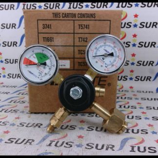 Taprite 3741 Primary CO2 Pressure Regulator Dual Gauge