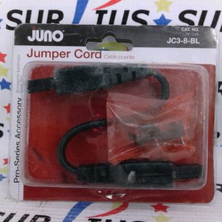 Juno JC3-8-BL JC38BL Pro-Series 3 Wire Grounded 8" Jumper Cord