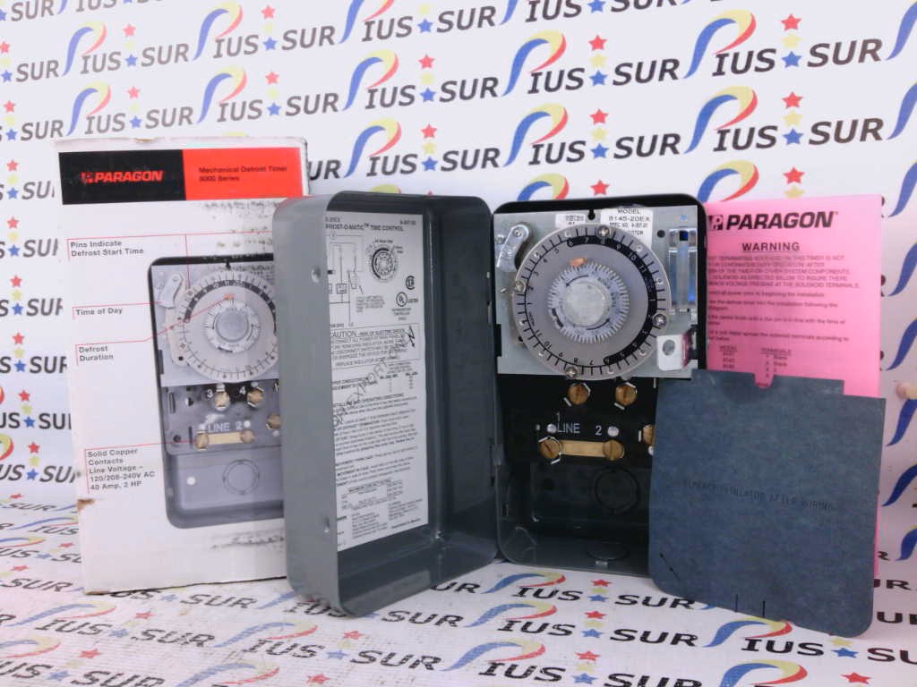 Paragon 8145-20EX Mechanical Defrost Timer Control 208-240V 60Hz - Surpius