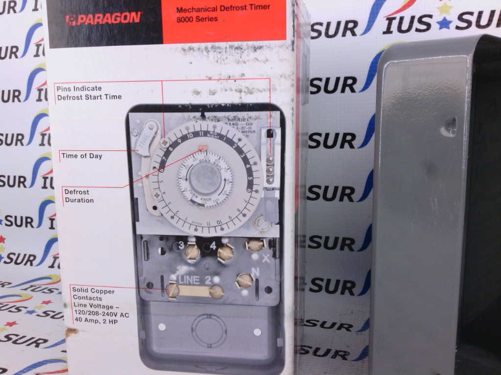 Paragon 814520EX Mechanical Defrost Timer Control 208240V 60Hz Surpius