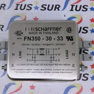 Schaffner FN350-30-33 250VAC 50-60Hz 30A