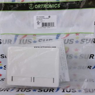 Ortronics OR-KSSMB4 4 Port Keystone Surface Mount Box Fog White