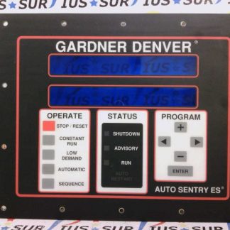 Gardner Denver Auto Sentry ES User Control Panel Air Compressor Controller