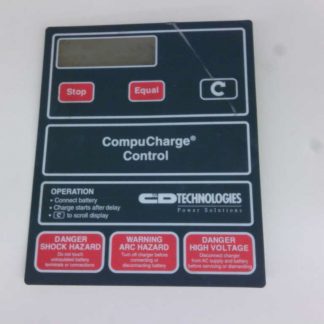 Ferro CompuCharge Control Operators Button Control Panel Membrane 090800