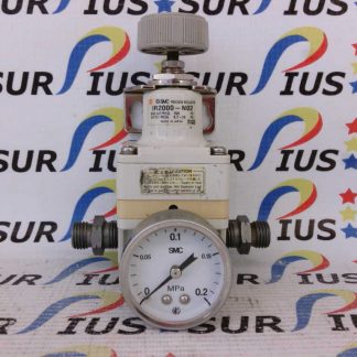 SMC IR2000-N02BG Precision Regulator With Guage NPT Set 0.7~30 PSI Max 150