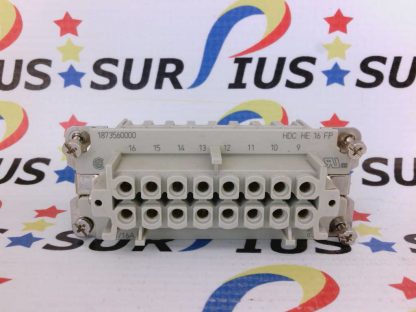 WEIDMULLER 1873560000 HDC HE 16 FP 500V 16A Push In Connector